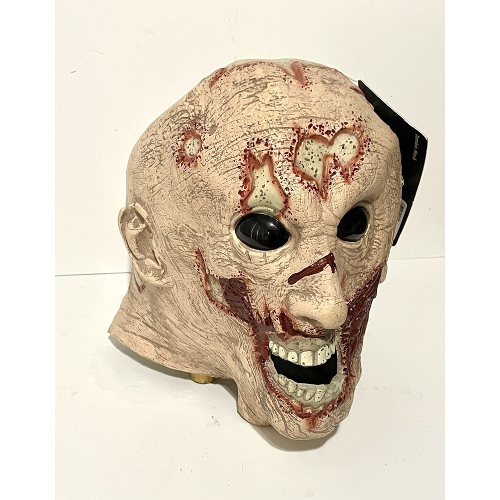 New SPIRIT Halloween ZOMBIE Mask Adult Halloween Scary Zombie Mask - Picture 3 of 4